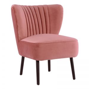 Slipper Chair I Velvet I Pink I Darcy & Duke