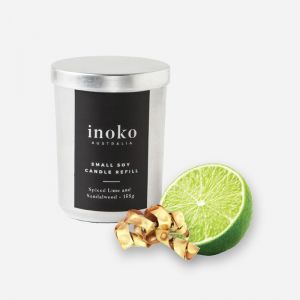 Small Soy Candle Refills | Spiced Lime & Sandalwood