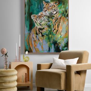 So This Is Love Green | Canvas Print
