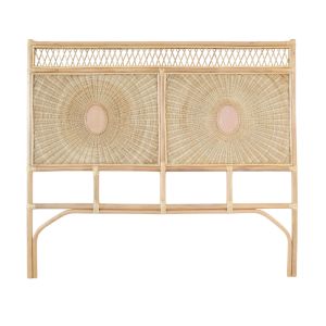 Southern Rattan Bedhead | Double | Natural | by Black Mango