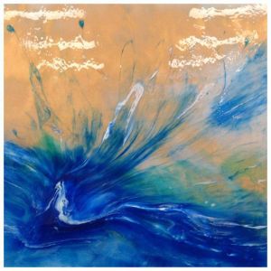Spirits of the Ocean Butterfly | Original Abstract Ocean Artwork | by Antuanelle
