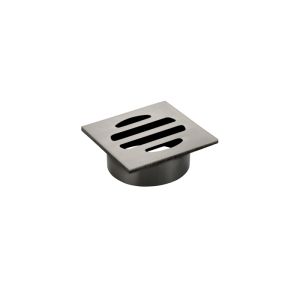 Square Floor Grate Shower Drain 50mm outlet | Shadow Gunmetal | MP06-50-PVDGM