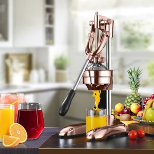 Stainless Steel Hand Press Juicer | Rose Gold