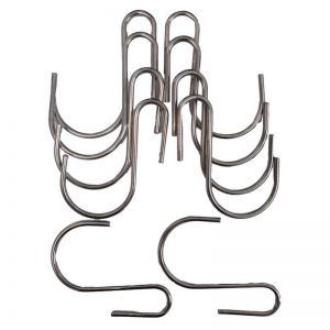 Stainless Steel Hanging Hooks | 9cm x 7cm | 10 Pieces
