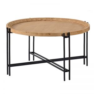 Stapleton Round Art Deco Coffee Table