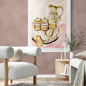 Still Life Tea Party Multicolour | Framed Art Print