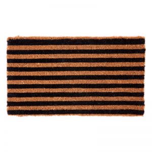 Straight Lines 100% Coir Doormat