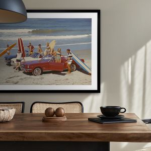 Summer Beach Ride III | Framed Art Print