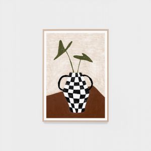 Sunday Vase Nutmeg | Framed Art Print