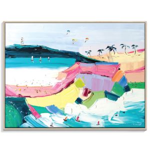 Sunscreen and Boardshorts | Angela Hawkey | Canvas or Print by Artist Lane