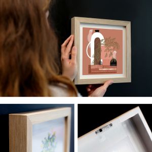 Swiss Cheese and Vases | Amanda Skye-Mulder | Mini Framed Print by Artist Lane