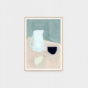 Tabletop Study Blue | Framed Art Print