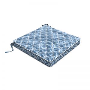 Tahiti Shimmer | Outdoor Square Chair Pad | Inner Included