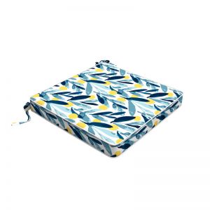 Tahiti Sunrise | Outdoor Square Chair Pad | Inner Included