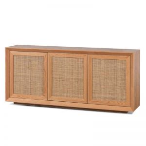 Talley 1.8m Buffet | Natural with Rattan Doors