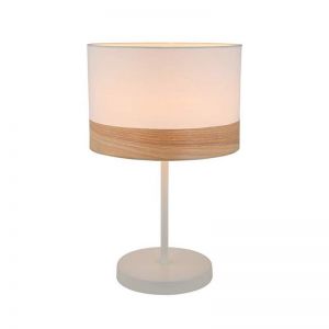 TAMBURA  Round Shape Table Lamp White Medium