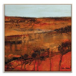 Tangerine Turf | Lydia Ben-Natan | Canvas or Print by Artist Lane