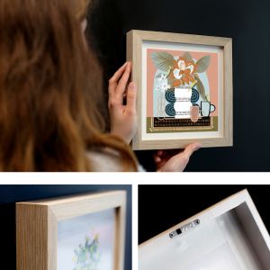 Tea For Three | Amanda Skye-Mulder | Mini Framed Print by Artist Lane