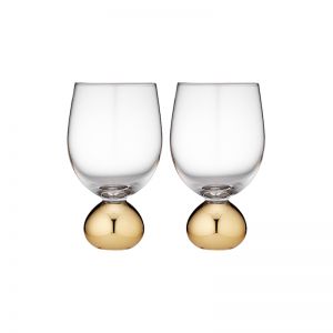 Tempa Astrid Wine Glass | 2 pc | Gold