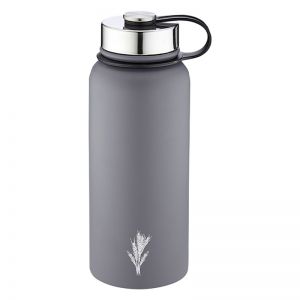 Tempa Atticus 800ml Barley Stainless Steel Double Wall Water Drink Bottle XL GRY