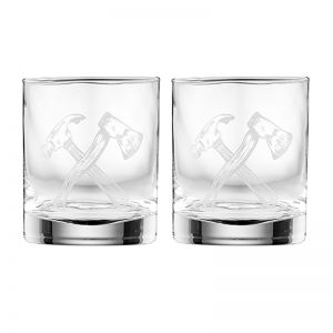 Tempa Atticus Tools Whisky Glass | 2pc | Clear