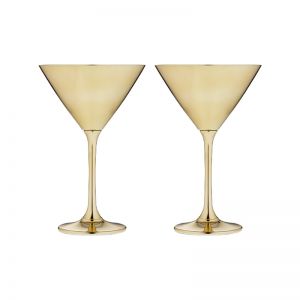 Tempa Aurora Martini Glass | 2pc | Gold