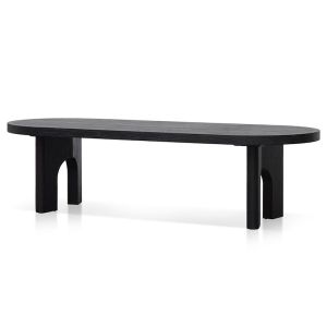 Teresa 2.8m Oval Dining Table | Black