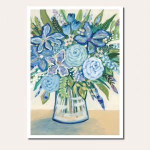 The Blue Bunch | Botanical Art | Unframed Fine Art Print