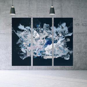 The Danielle | 3 Panel Canvas Print | Colour Clash Studio