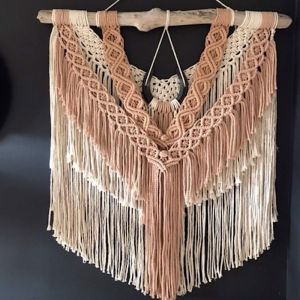 The Horseshoe Collection: | Country Driftin' Macrame Wallhanging