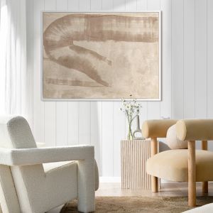 The Mystery of the Unseen Beige | Canvas Print