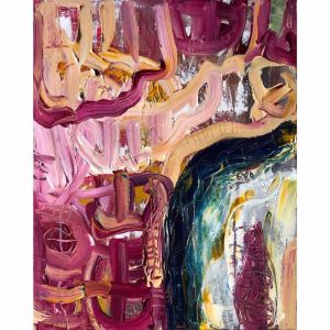 The View | Pink & Green No.1 | Original Artwork by Peter Daavid