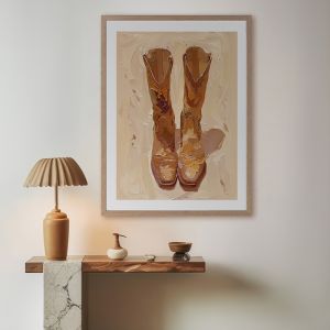 These Boots Were Made For Walking | Framed Art Print