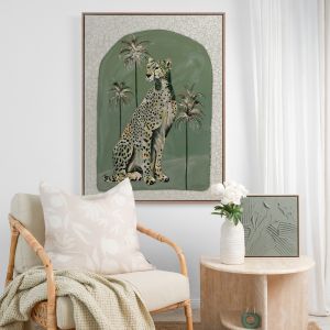 Thinking Of You Green | Canvas Print