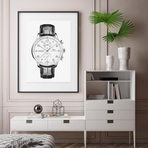 Tiffany Watch Framed Print
