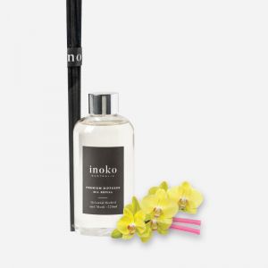 Timber Diffuser Vessel & Diffuser Oil Refill | Oriental Orchid & Musk