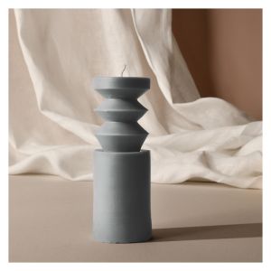 Tinsley Candle in Grey