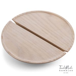 TouchMade Timber Dished Semi Round Timber Handles | Clear American Oak