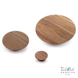 TouchMade Timber Full Round Timber Handles | Spotted Gum