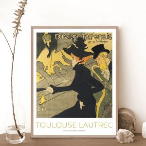 Toulouse Lautrec: Divan Japonais | Framed Print by Artefocus