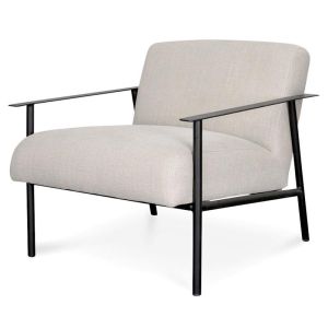 Tracy Fabric Lounge Chair | Beige
