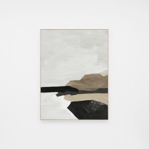 Tranquil Coastline | Night | Framed Canvas Print