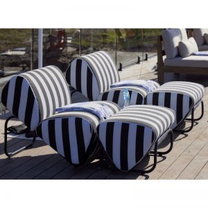 Trend Module Lounge & Footstool | Outdoor | Mallacoota  Fabric | Various Colours