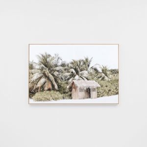 Tropical Shelter | Framed Canvas