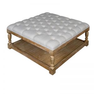 Tufted Ottoman | Coffee Table