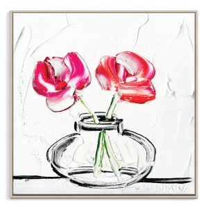 Two Flowers | Angela Hawkey | Canvas or Print by Artist Lane