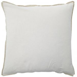 UKI Classic White Cotton Canvas Cushion Cover | 50cm x 50cm