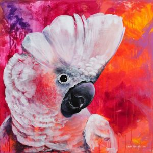 Umbrella Cockatoo | Unframed Canvas Print