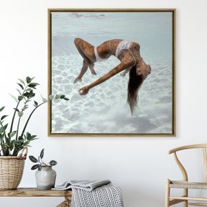 Underwater Utopia | Framed Canvas Art Print