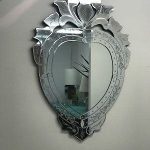 Venetian Heart Shaped Mirror | by Dasch Design